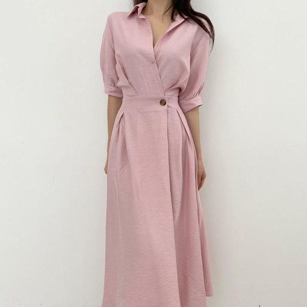 party dresses summer temperament and elegant cross vestidos female lapel one button thin waist short-sleeved platycodon midi dress dk963, White;black
party dresses summer temperament and elegant cross vestidos female lapel one button thin waist short-sleeved platycodon midi dress dk963, White;black