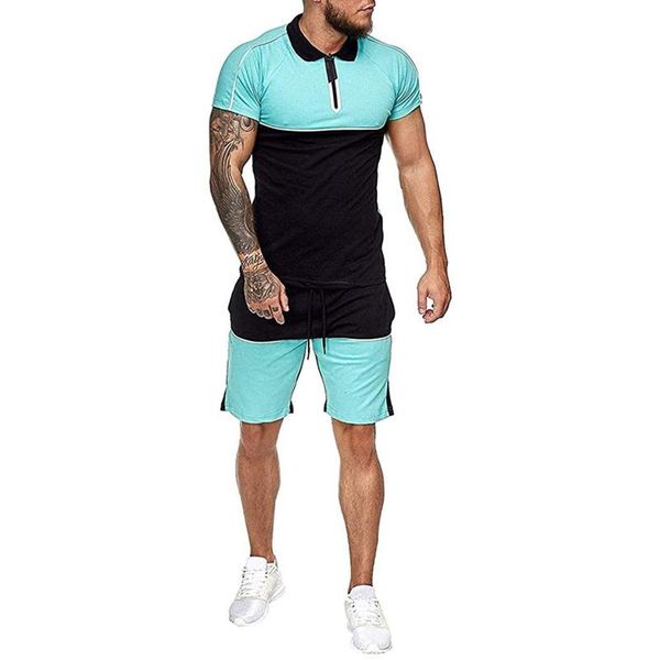 men's tracksuits sets men 2 piece casual o-neck short sleeve tee shirts and fit sport shorts male tracksuit set brand clothing p, Gray
men's tracksuits sets men 2 piece casual o-neck short sleeve tee shirts and fit sport shorts male tracksuit set brand clothing p, Gray