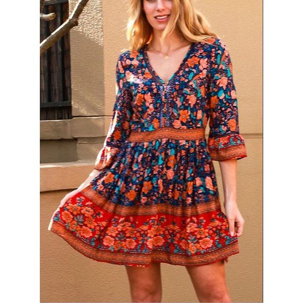 casual dresses v-neck long-sleeved flower print dress women's fashion elegant party female summer autumn clothing, Black;gray
casual dresses v-neck long-sleeved flower print dress women's fashion elegant party female summer autumn clothing, Black;gray