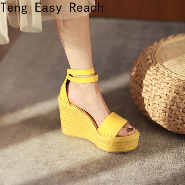sandals 2021 summer casual cozy platform wedges heels genuine leather ladies fashion open toe roman women's shoes size 41, Black
sandals 2021 summer casual cozy platform wedges heels genuine leather ladies fashion open toe roman women's shoes size 41, Black