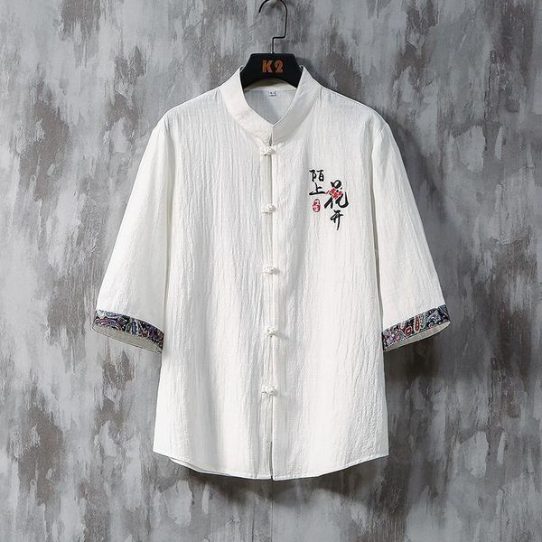 ethnic clothing linen shirt men's half-sleeved kimono chinese style embroidery retro men short-sleeved thin large size loose japanese, Red
ethnic clothing linen shirt men's half-sleeved kimono chinese style embroidery retro men short-sleeved thin large size loose japanese, Red