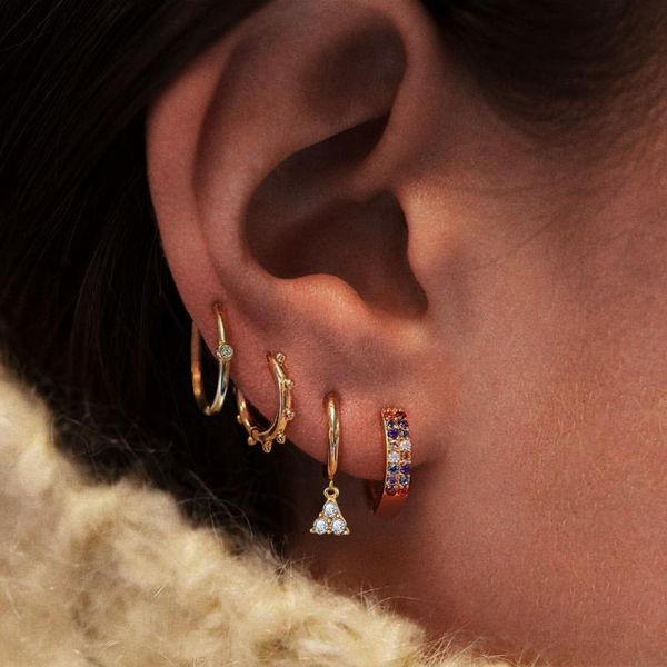 hoop & huggie vintage fashion shinning geometric small earrings sets moon stars cross drill stud for women jewelry gifts, Golden;silver
hoop & huggie vintage fashion shinning geometric small earrings sets moon stars cross drill stud for women jewelry gifts, Golden;silver