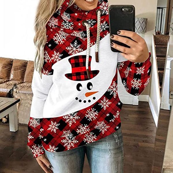 women's hoodies & sweatshirts christmas trendy hoodie snowman tree snowflake printed hooded long sleeves pullover sweatshirt red street, Black
women's hoodies & sweatshirts christmas trendy hoodie snowman tree snowflake printed hooded long sleeves pullover sweatshirt red street, Black