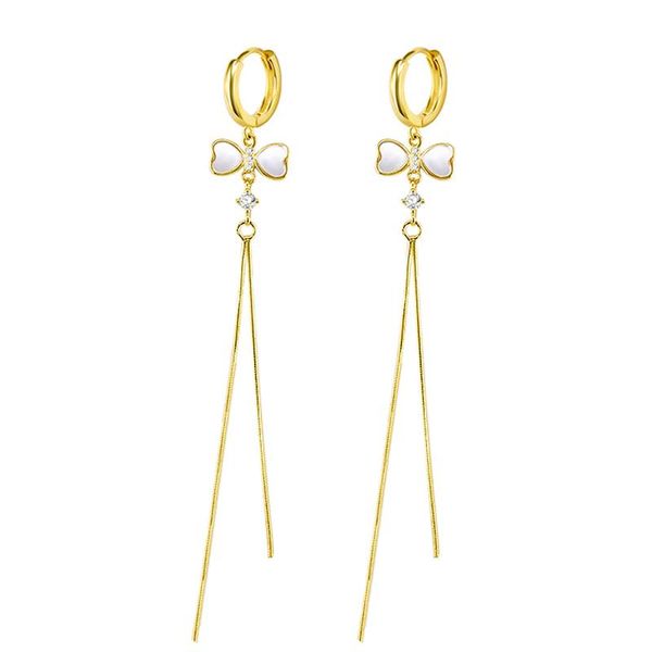 exquisite bow shape long chain drop earrings 925 sterling silver crystal zircon tassel for women jewelry pendanties dangle & chandelier
exquisite bow shape long chain drop earrings 925 sterling silver crystal zircon tassel for women jewelry pendanties dangle & chandelier