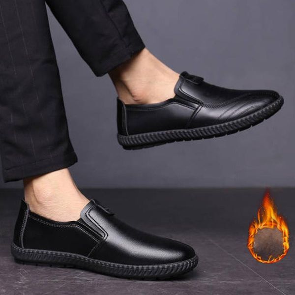 dress shoes 2021 summer comfortable slip-on genuine leather loafers for men office business formal male .23, Black
dress shoes 2021 summer comfortable slip-on genuine leather loafers for men office business formal male .23, Black