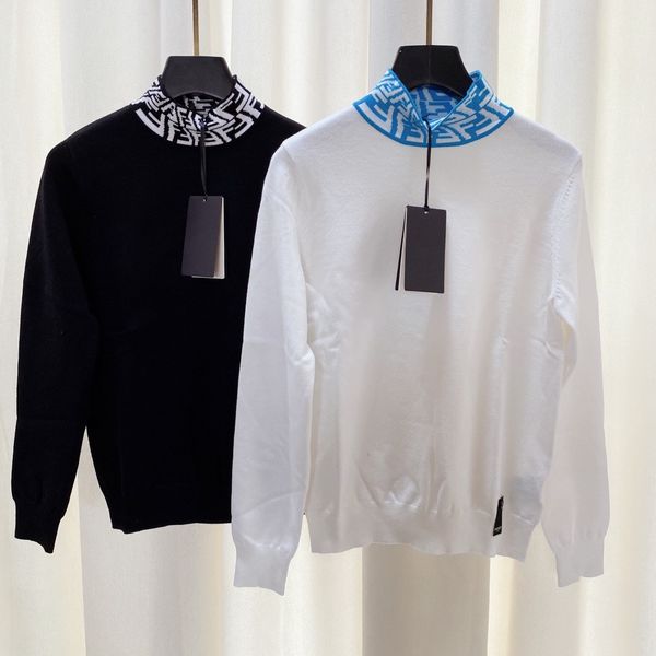 2021 autumn winter milan runway sweaters turtle neck long sleeve high end jacquard pullover women's designer clothing 10-3-6, White;black
2021 autumn winter milan runway sweaters turtle neck long sleeve high end jacquard pullover women's designer clothing 10-3-6, White;black