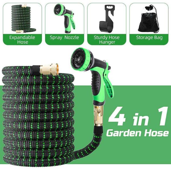 25/50/75/100ft garden watering hose magic latex water gun flowers high pressure car wash outdoor supplies equipments
25/50/75/100ft garden watering hose magic latex water gun flowers high pressure car wash outdoor supplies equipments