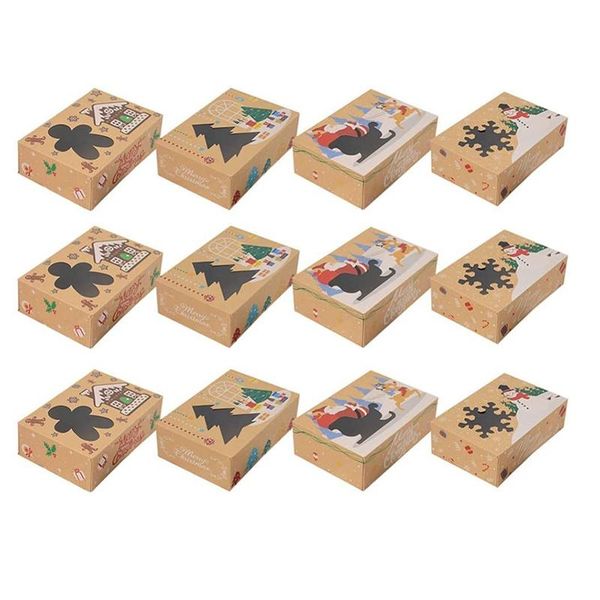 gift wrap 12pcs christmas cookie boxes with window holiday bakery treat for pastry, candy, party favors
gift wrap 12pcs christmas cookie boxes with window holiday bakery treat for pastry, candy, party favors