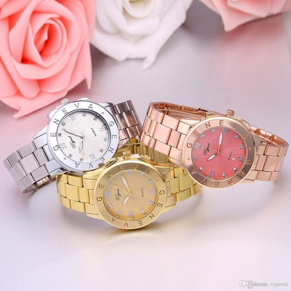 fashion geneva watch girl woman luxury women stainless steel rhinestone watches ladies casual analog quartz wristwatches, Slivery;brown
fashion geneva watch girl woman luxury women stainless steel rhinestone watches ladies casual analog quartz wristwatches, Slivery;brown