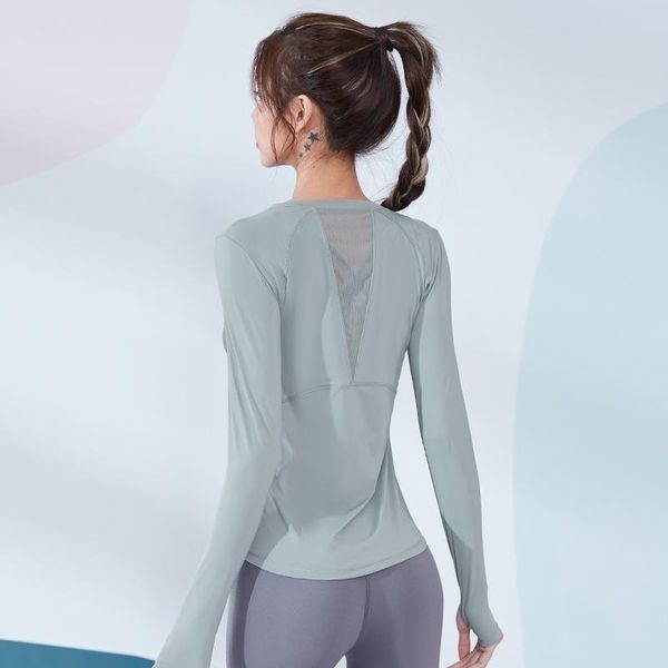 yoga outfit net celebrity sports women slim quick-drying breathable clothes fitness dance running silky t-shirt long sleeves
yoga outfit net celebrity sports women slim quick-drying breathable clothes fitness dance running silky t-shirt long sleeves