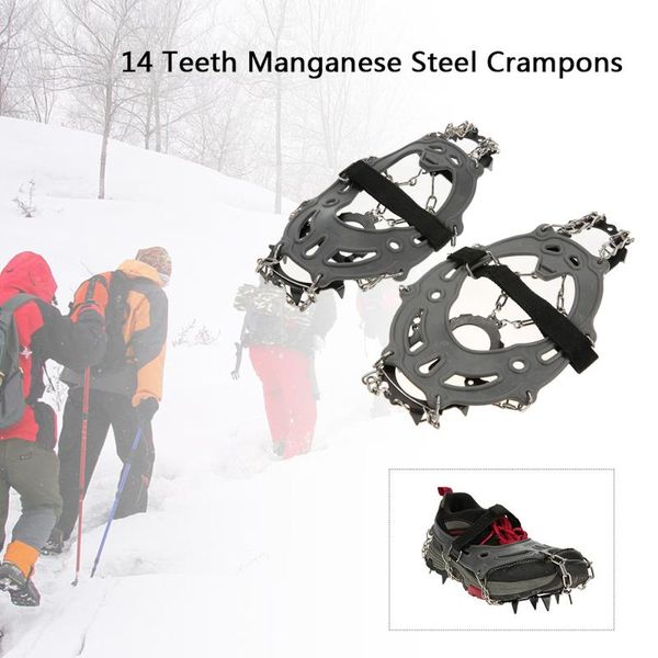 teeth manganese steel crampons nylon strap non-slip shoes cover outdoor ski ice snow device hiking cords, slings and webbing
teeth manganese steel crampons nylon strap non-slip shoes cover outdoor ski ice snow device hiking cords, slings and webbing