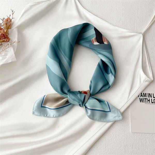 scarves women elegant silk square headband print foulard scarf for lady neckerchief female shawl hair bands head wrap bandana, Blue;gray
scarves women elegant silk square headband print foulard scarf for lady neckerchief female shawl hair bands head wrap bandana, Blue;gray