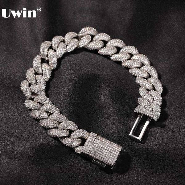 uwin 14mm cuban chain bracelet aaa iced out cubic zirconia bracelets for women luxury hiphop jewelry drop 211124, Black
uwin 14mm cuban chain bracelet aaa iced out cubic zirconia bracelets for women luxury hiphop jewelry drop 211124, Black
