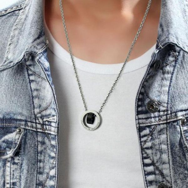 pendant necklaces mens stainless steel fashion circle necklace pendants 2021 couples lovers jewelry for neck accessories, Silver
pendant necklaces mens stainless steel fashion circle necklace pendants 2021 couples lovers jewelry for neck accessories, Silver