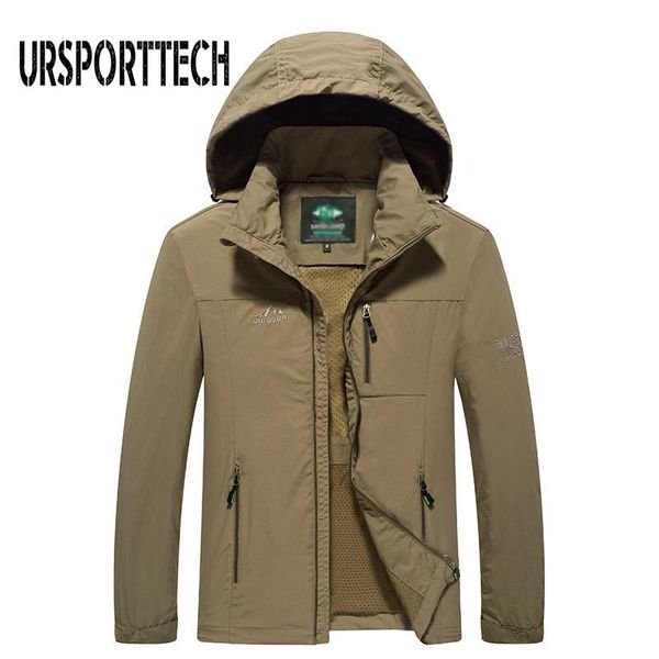 men's jackets spring autumn mens thin jacket casual fashion outdoor waterproof hooded coat large size windbreaker men sportswear plus 4, Black;brown
men's jackets spring autumn mens thin jacket casual fashion outdoor waterproof hooded coat large size windbreaker men sportswear plus 4, Black;brown