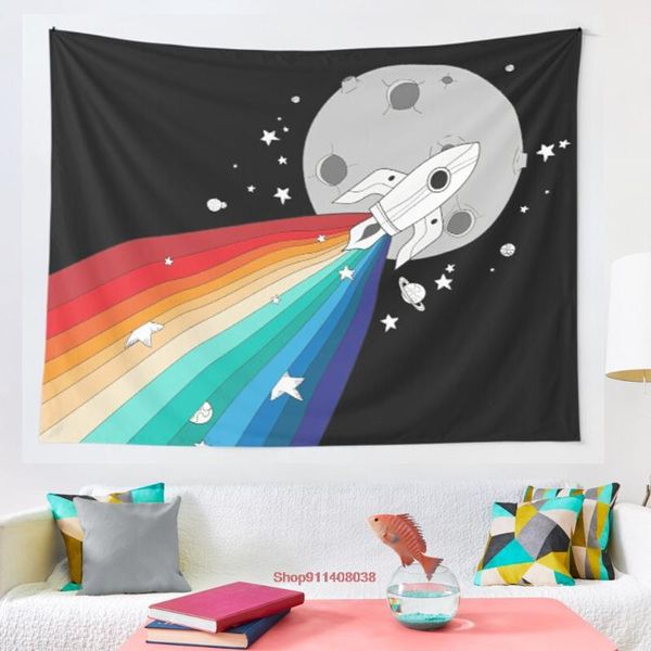 tapestries pride rocket tapestry hanging hippie wall blanket carpet yoga mat home decor
tapestries pride rocket tapestry hanging hippie wall blanket carpet yoga mat home decor