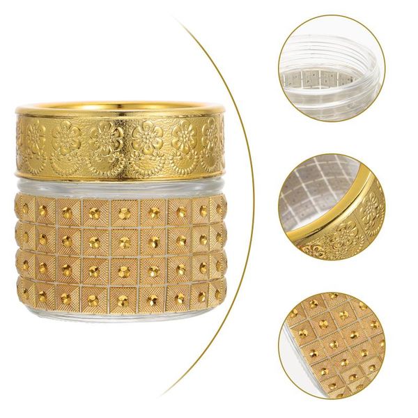 storage bottles & jars 4pcs multi-functional glass household (golden)
storage bottles & jars 4pcs multi-functional glass household (golden)