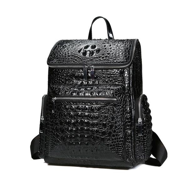 backpack first layer cowhide alligator pattern men's fashion trend genuine leather schoolbag large capacity leisure rucksack
backpack first layer cowhide alligator pattern men's fashion trend genuine leather schoolbag large capacity leisure rucksack