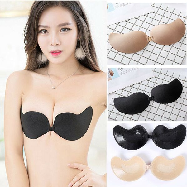 new women ladies silicone self adhesive seamless wire bras magic push up strapless invisible bras backless intimate bras, Black;white
new women ladies silicone self adhesive seamless wire bras magic push up strapless invisible bras backless intimate bras, Black;white