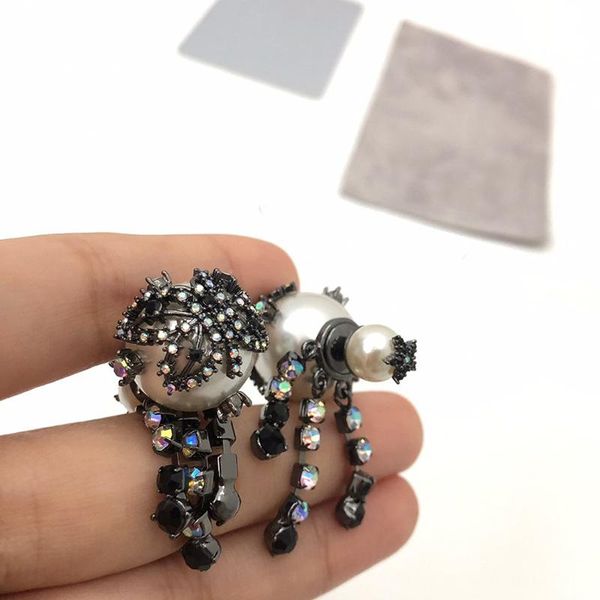stud fashion accessory retro fringe black rhinestone-size pearl earrings for women's party jewelry, Golden;silver
stud fashion accessory retro fringe black rhinestone-size pearl earrings for women's party jewelry, Golden;silver
