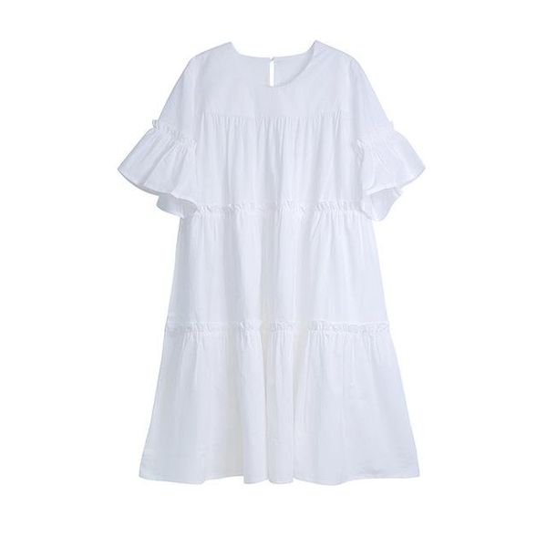 maternity dresses summer dress cotton loose large size bell sleeve for pregnant women elegant clothes pregnancy, White
maternity dresses summer dress cotton loose large size bell sleeve for pregnant women elegant clothes pregnancy, White