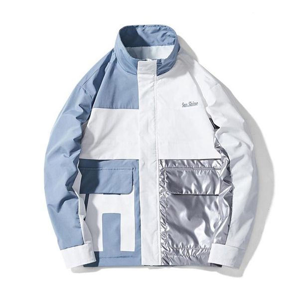 men's jackets jacket autumn harajuku style stand collar color matching pocket street trend size m-4xl casual loose simple men, Black;brown
men's jackets jacket autumn harajuku style stand collar color matching pocket street trend size m-4xl casual loose simple men, Black;brown