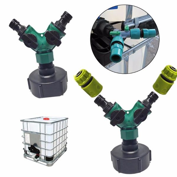 watering equipments 1pc s60*6 plastic ibc tank adapter brand suitable for garden hose quick connector double head nozzle
watering equipments 1pc s60*6 plastic ibc tank adapter brand suitable for garden hose quick connector double head nozzle