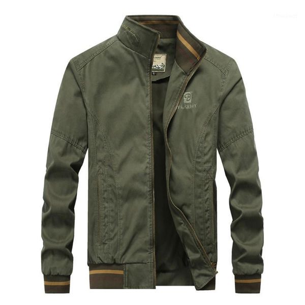 men's jackets military jacket men stand collar zipper outwear autumn winter breathable coat black bomber, Black;brown
men's jackets military jacket men stand collar zipper outwear autumn winter breathable coat black bomber, Black;brown