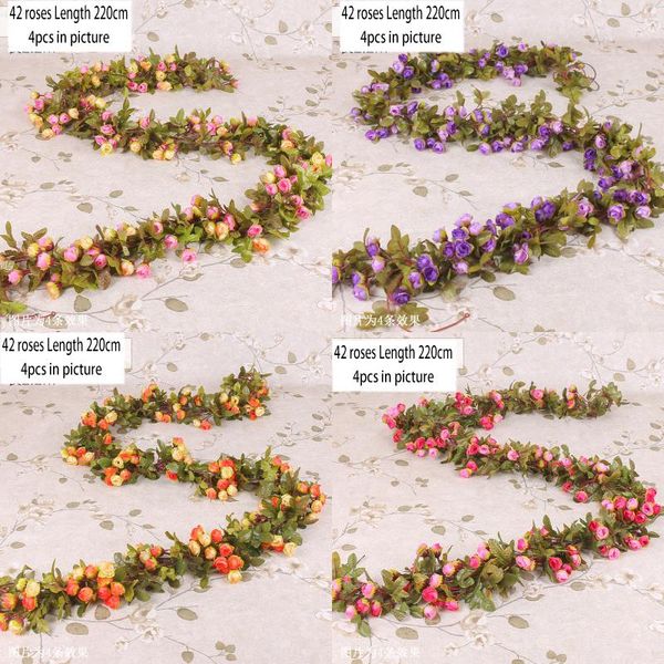 artificial flower rattan autumn rose vine simulation silk cirrus wedding house decoration 220cm length decorative flowers & wreaths
artificial flower rattan autumn rose vine simulation silk cirrus wedding house decoration 220cm length decorative flowers & wreaths