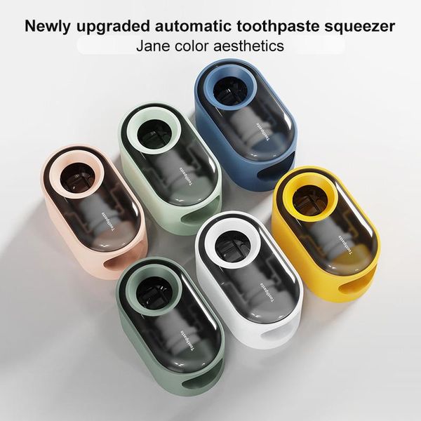 automatic toothpaste dispenser dust-proof toothbrush holder children's home creative squeezer bathroom accessories holders
automatic toothpaste dispenser dust-proof toothbrush holder children's home creative squeezer bathroom accessories holders