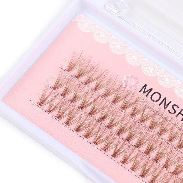 false eyelashes 20 roots caramel color grafting bushy fiber single cluster thickening makeup tools
false eyelashes 20 roots caramel color grafting bushy fiber single cluster thickening makeup tools