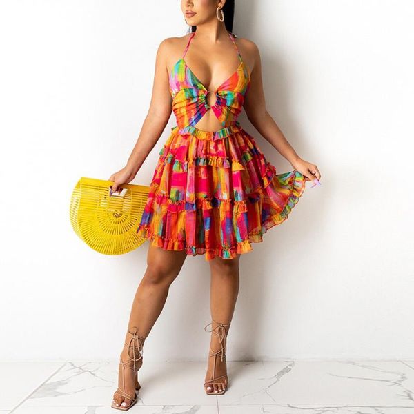 casual dresses party night club dress 2021 summer halter hole backless a line high waisted print evening vestidos cloth, Black;gray
casual dresses party night club dress 2021 summer halter hole backless a line high waisted print evening vestidos cloth, Black;gray