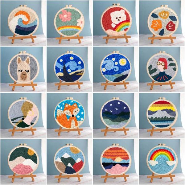other arts and crafts 1set dropship punch needle embroidery kit with yarn for diy beginners easy needlework wool work home decoration 2021
other arts and crafts 1set dropship punch needle embroidery kit with yarn for diy beginners easy needlework wool work home decoration 2021