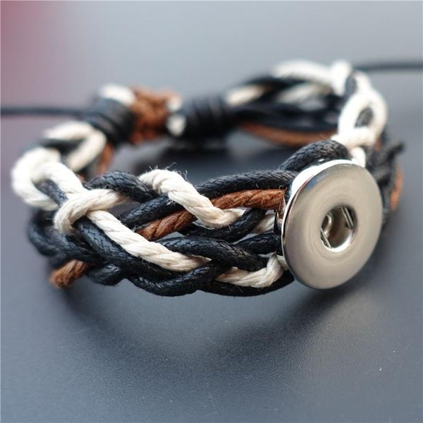 charm bracelets friendship hessian rope knitted wrap metal 18mm snap buttons bracelet jewelry, Golden;silver
charm bracelets friendship hessian rope knitted wrap metal 18mm snap buttons bracelet jewelry, Golden;silver