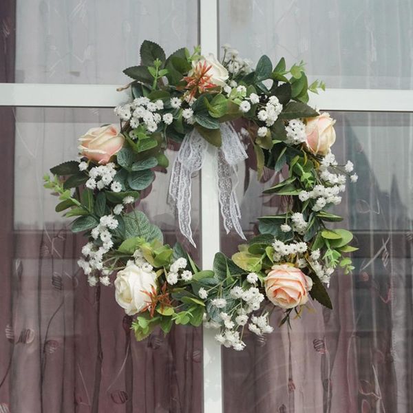 decorative flowers & wreaths romantic round shaped silk rose artificial door wall hanging decor garland wreath wedding party flower backgrou
decorative flowers & wreaths romantic round shaped silk rose artificial door wall hanging decor garland wreath wedding party flower backgrou
