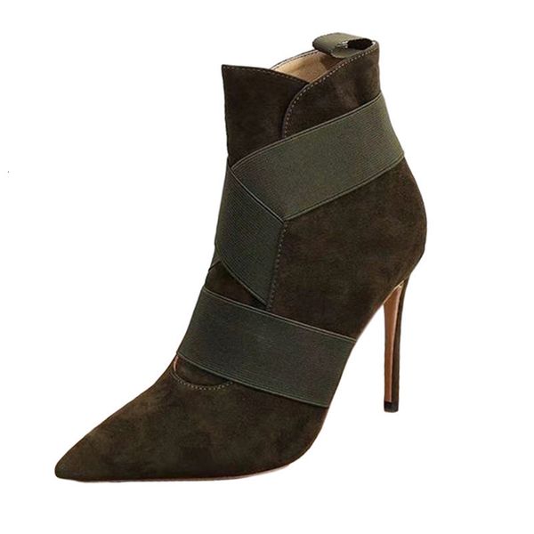 boots super high heel boots women pointed toe suede genuine leather slip on ankle botas stilettos ladies short dvpz, Black
boots super high heel boots women pointed toe suede genuine leather slip on ankle botas stilettos ladies short dvpz, Black