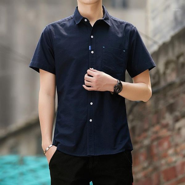 men's casual shirts summer short sleeve shirt 2021 comfortable, breathable, simple, fashionable and artistic slim fitting, White;black
men's casual shirts summer short sleeve shirt 2021 comfortable, breathable, simple, fashionable and artistic slim fitting, White;black