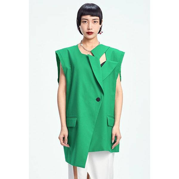 women's vests superaen solid vest suit material original niche designer fruit green/black woman jacket, Black;white
women's vests superaen solid vest suit material original niche designer fruit green/black woman jacket, Black;white