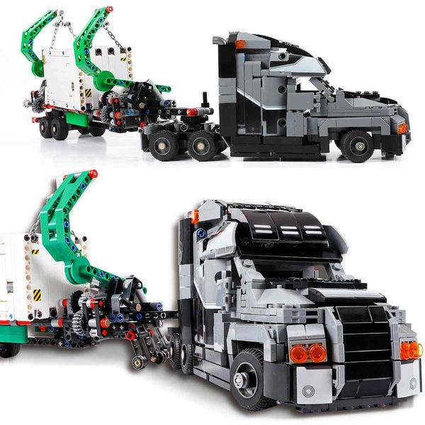1202pcs big truck mark container vehicles building blocks city engineering block construction technic bricks children toys gifts 1008 1020
1202pcs big truck mark container vehicles building blocks city engineering block construction technic bricks children toys gifts 1008 1020