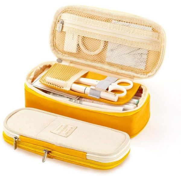 pencil bags pens bag classic pocket pen case, fold canvas stationery storage organizer for students back-to-school supplies
pencil bags pens bag classic pocket pen case, fold canvas stationery storage organizer for students back-to-school supplies