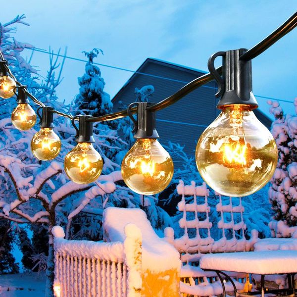 strings 50ft g40 string lights clear bulbs fairy waterproof ip44 patio light outdoor year wedding decorative
strings 50ft g40 string lights clear bulbs fairy waterproof ip44 patio light outdoor year wedding decorative