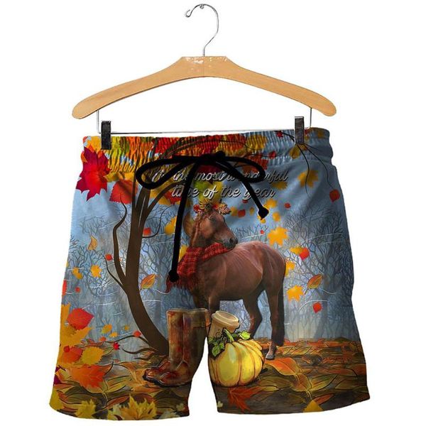 men's shorts fashion cute horse and autumn leaves pattern 3d printed stretch pants summer beach casual clothing 09, White;black
men's shorts fashion cute horse and autumn leaves pattern 3d printed stretch pants summer beach casual clothing 09, White;black