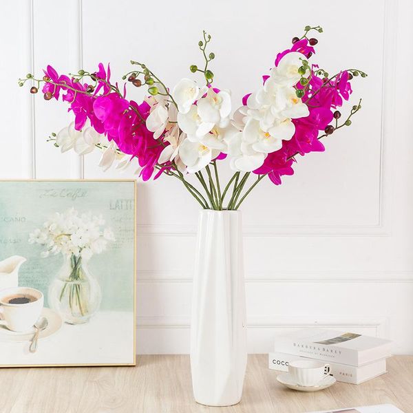 decorative flowers & wreaths artificial flower butterfly orchid bouquet 4 head fake for wedding decoration el garden home decor
decorative flowers & wreaths artificial flower butterfly orchid bouquet 4 head fake for wedding decoration el garden home decor