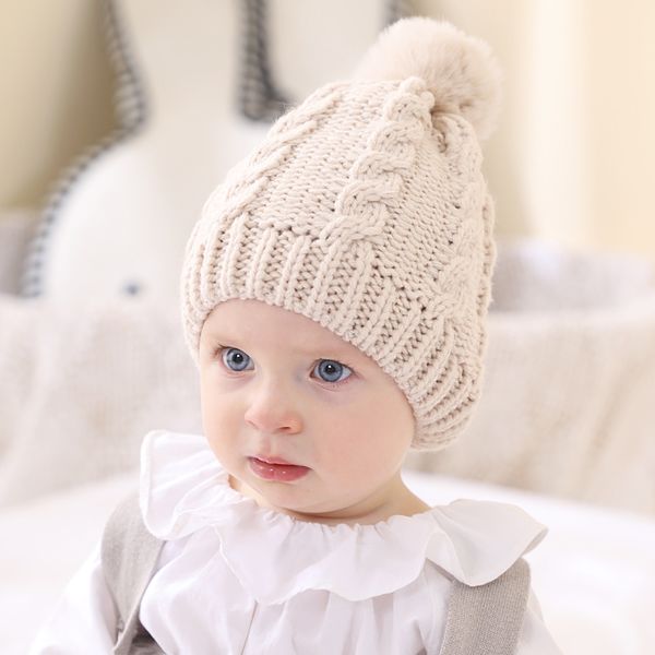 m377 new autumn winter baby kids knitted hat wool ball beanies boys girls children knit cap warm hats, Yellow
m377 new autumn winter baby kids knitted hat wool ball beanies boys girls children knit cap warm hats, Yellow