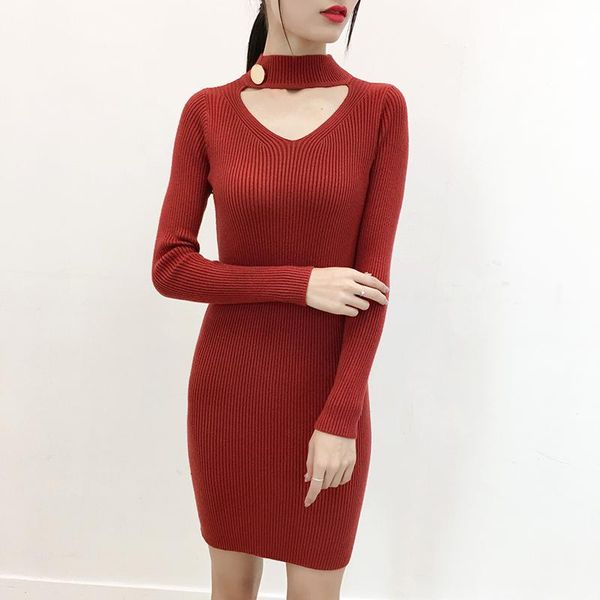 casual dresses knited dress women spring autumn long sleeve package hip mini robe mujer hollow out party bodycon, Black;gray
casual dresses knited dress women spring autumn long sleeve package hip mini robe mujer hollow out party bodycon, Black;gray