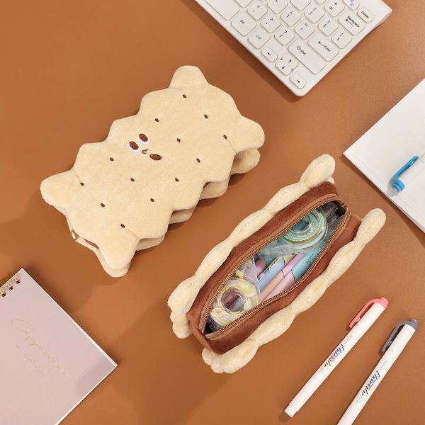 pencil cases 1 pc creative biscuits case super practical sandwich gift for girls large capacity bag school supplies kawaii
pencil cases 1 pc creative biscuits case super practical sandwich gift for girls large capacity bag school supplies kawaii