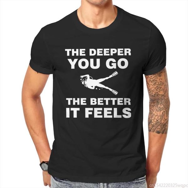 men's t-shirts cmetni-ropa de manga corta para hombre, "the deep you go the better it feel i white", divertida, los años 90, White;black
men's t-shirts cmetni-ropa de manga corta para hombre, "the deep you go the better it feel i white", divertida, los años 90, White;black