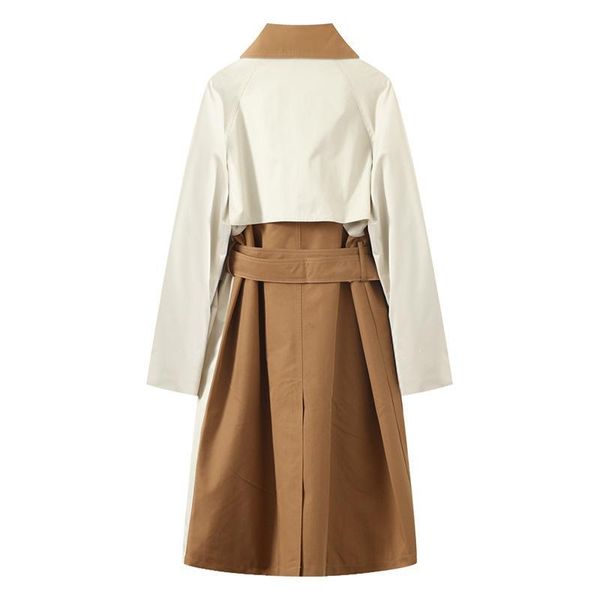 women's trench coats tpn 2021 spring color contrast splicing waist length windbreaker a1beb111678, Tan;black
women's trench coats tpn 2021 spring color contrast splicing waist length windbreaker a1beb111678, Tan;black