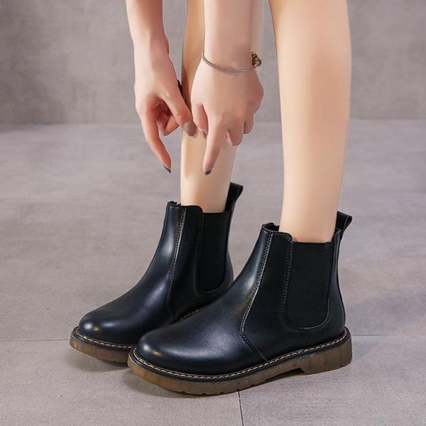 boots women's autumn ankle woman shoes leather flat round toe platform winter warm black oxford for women 2021
boots women's autumn ankle woman shoes leather flat round toe platform winter warm black oxford for women 2021