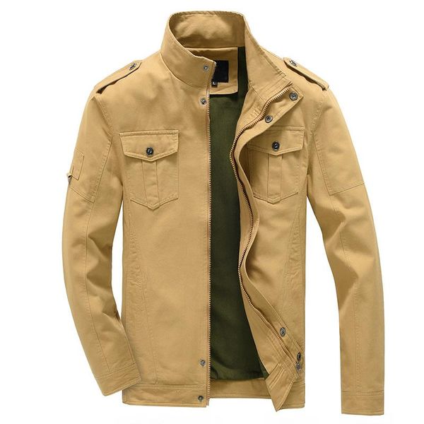 men's jackets autumn fashion mens casual cotton coat military tactical army jacket outwear size m-5xl, Black;brown
men's jackets autumn fashion mens casual cotton coat military tactical army jacket outwear size m-5xl, Black;brown